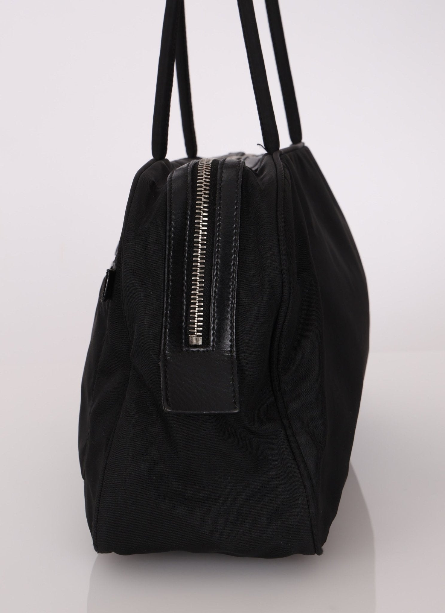 Prada Nylon Double Pocket Shoulder Bag - FashioNica
