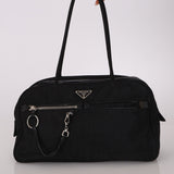 Prada Nylon Double Pocket Shoulder Bag - FashioNica