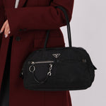 Prada Nylon Double Pocket Shoulder Bag - FashioNica
