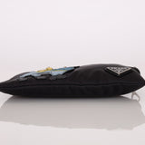 Prada Nylon French Bulldog Chain Pochette - FashioNica
