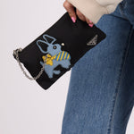Prada Nylon French Bulldog Chain Pochette - FashioNica