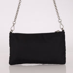 Prada Nylon French Bulldog Chain Pochette - FashioNica