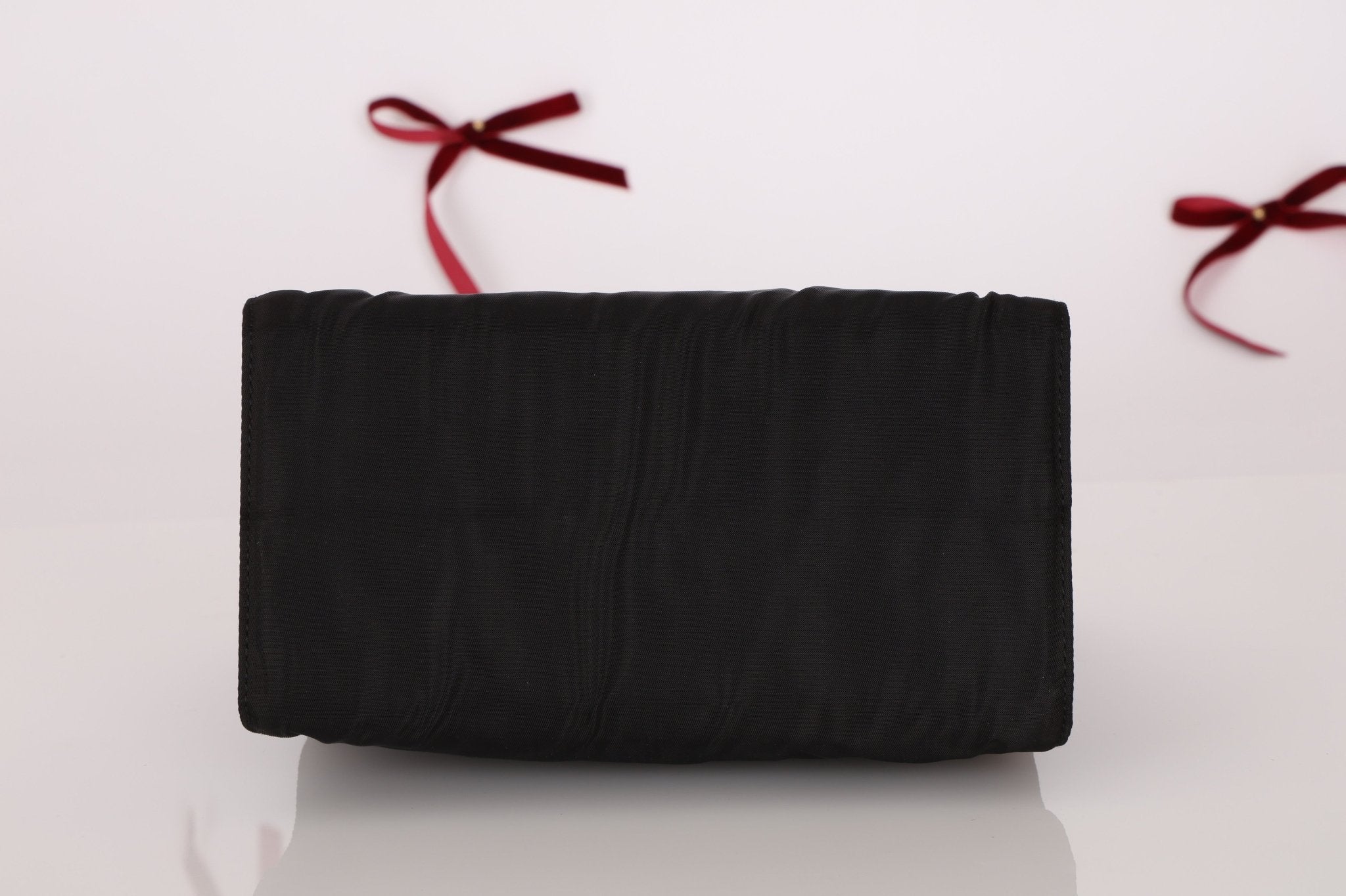 Prada Nylon Gold Mini Kelly Top Handle - FashioNica