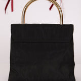 Prada Nylon Gold Mini Kelly Top Handle - FashioNica