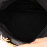 Prada Nylon Gold Top Handle Mini Tote - FashioNica