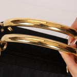 Prada Nylon Gold Top Handle Mini Tote - FashioNica