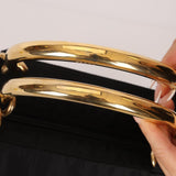 Prada Nylon Gold Top Handle Mini Tote - FashioNica