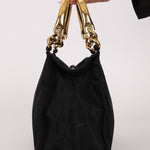 Prada Nylon Gold Top Handle Mini Tote - FashioNica