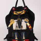 Prada Nylon Saffiano Robot 'Flo' Backpack - FashioNica