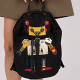 Prada Nylon Saffiano Robot 'Flo' Backpack - FashioNica