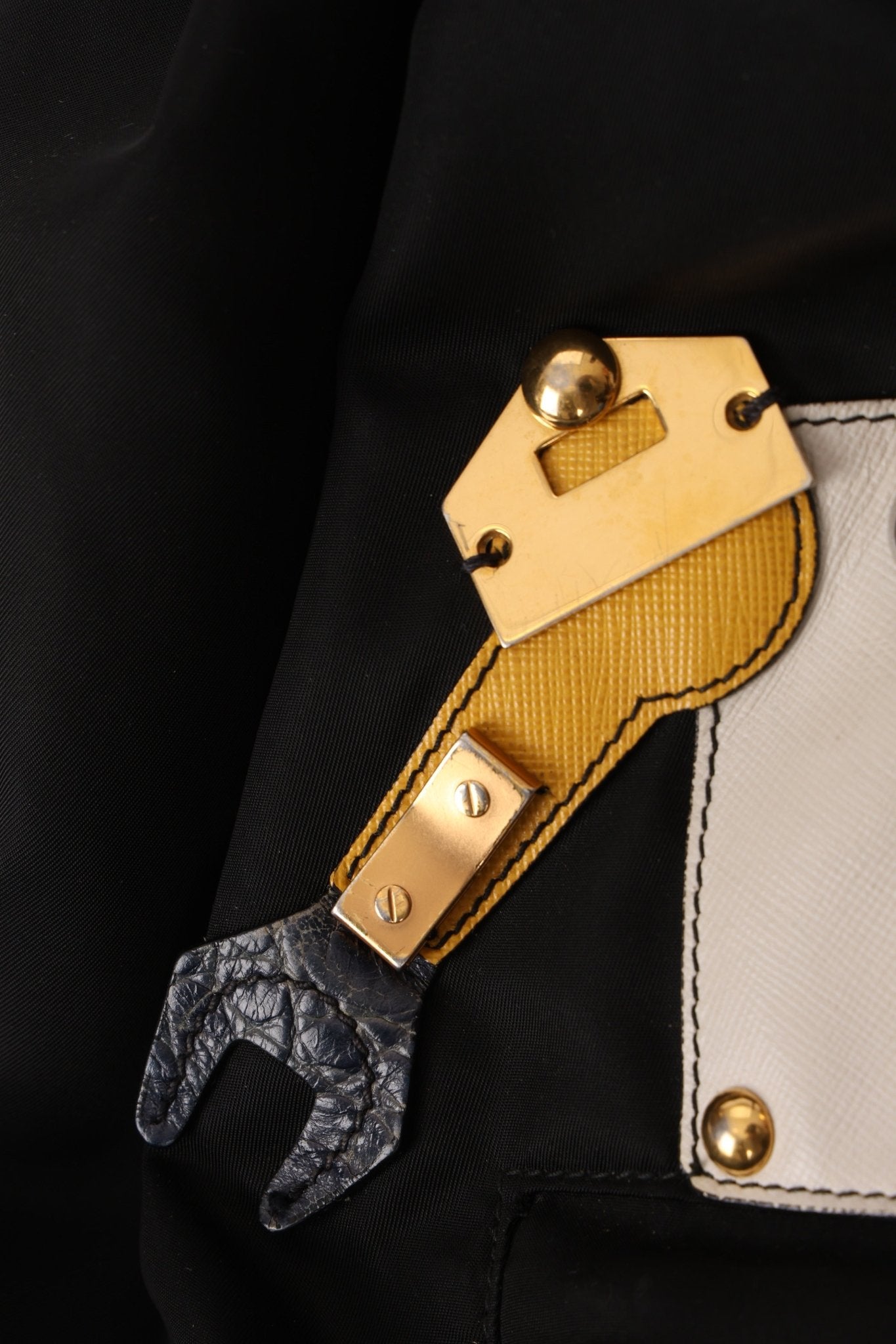 Prada Nylon Saffiano Robot 'Flo' Backpack - FashioNica