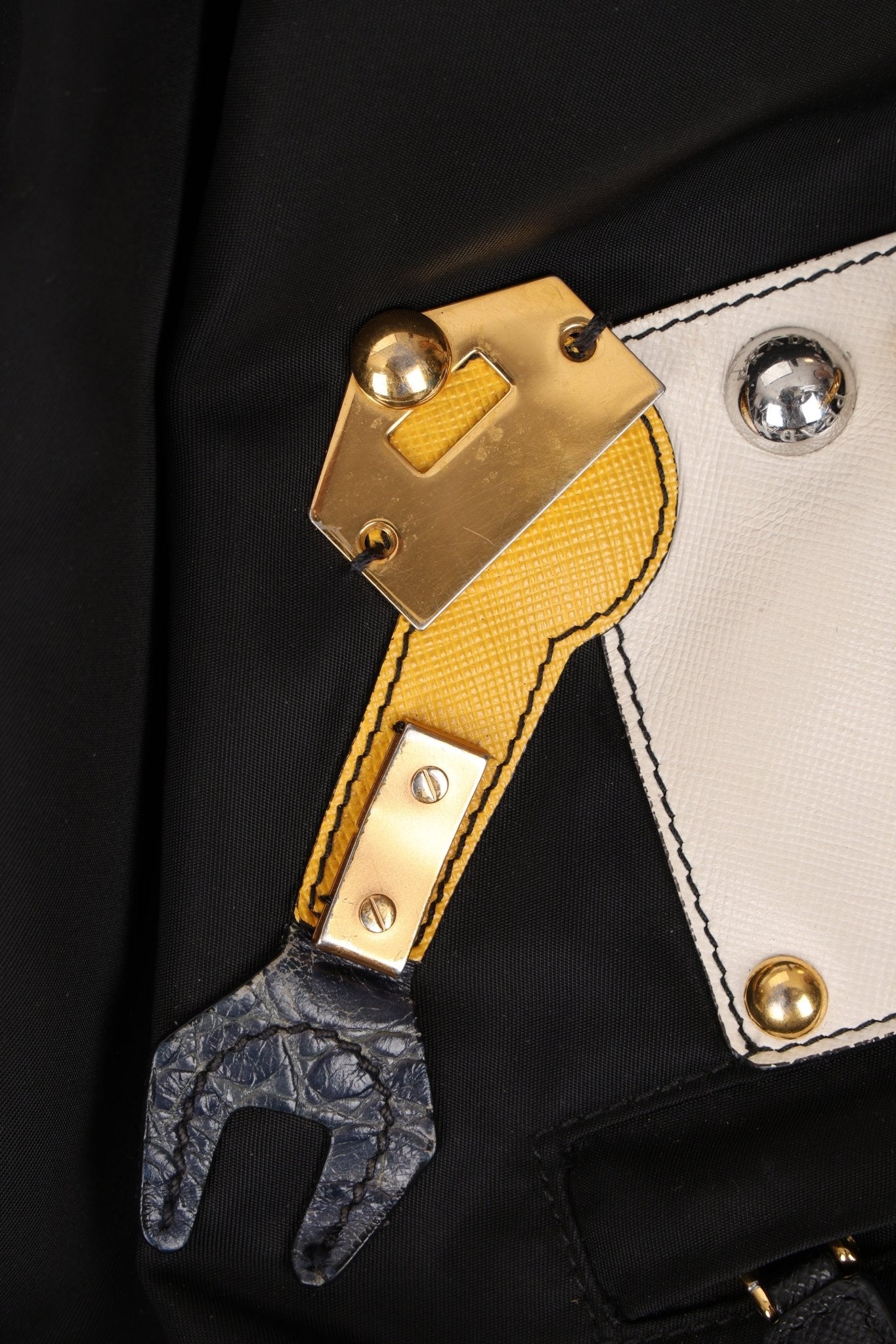 Prada Nylon Saffiano Robot 'Flo' Backpack - FashioNica