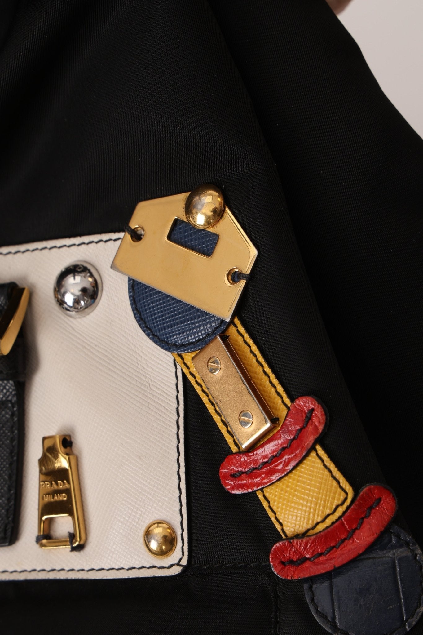 Prada Nylon Saffiano Robot 'Flo' Backpack - FashioNica