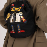 Prada Nylon Saffiano Robot 'Flo' Backpack - FashioNica