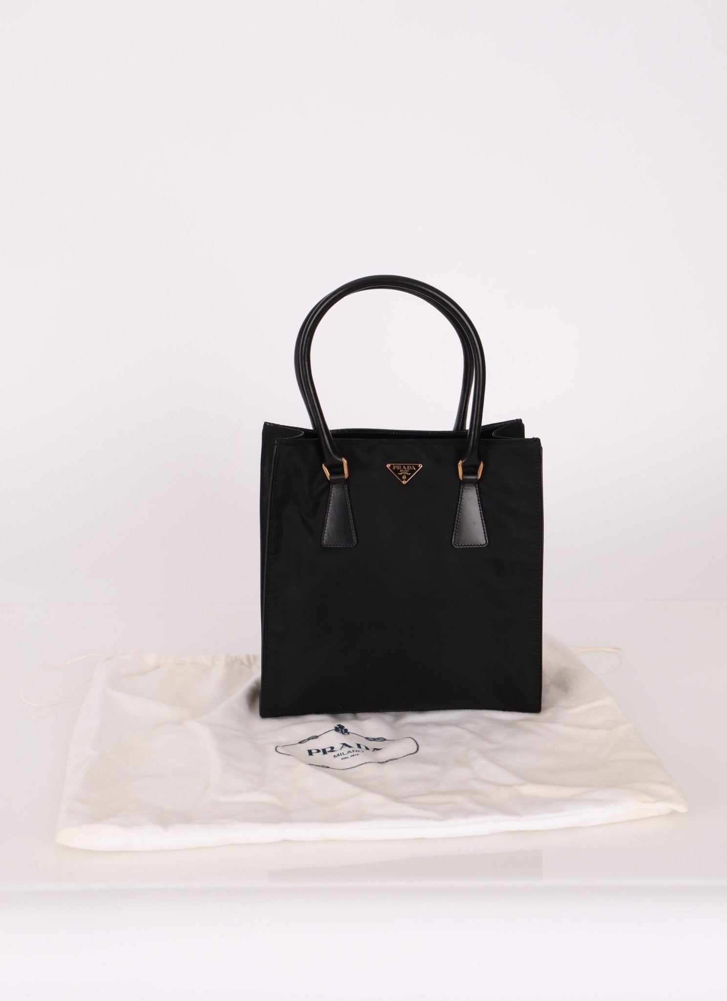 Prada Nylon Small Shopper Tote - FashioNica