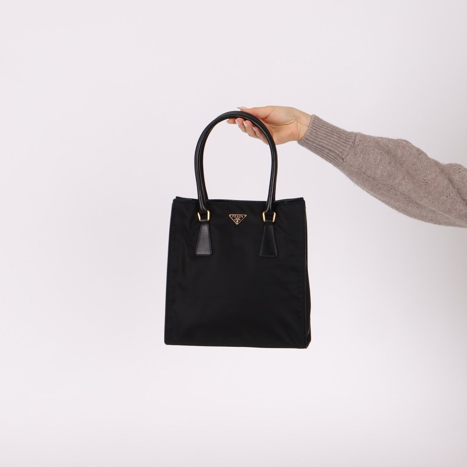 Prada Nylon Small Shopper Tote - FashioNica