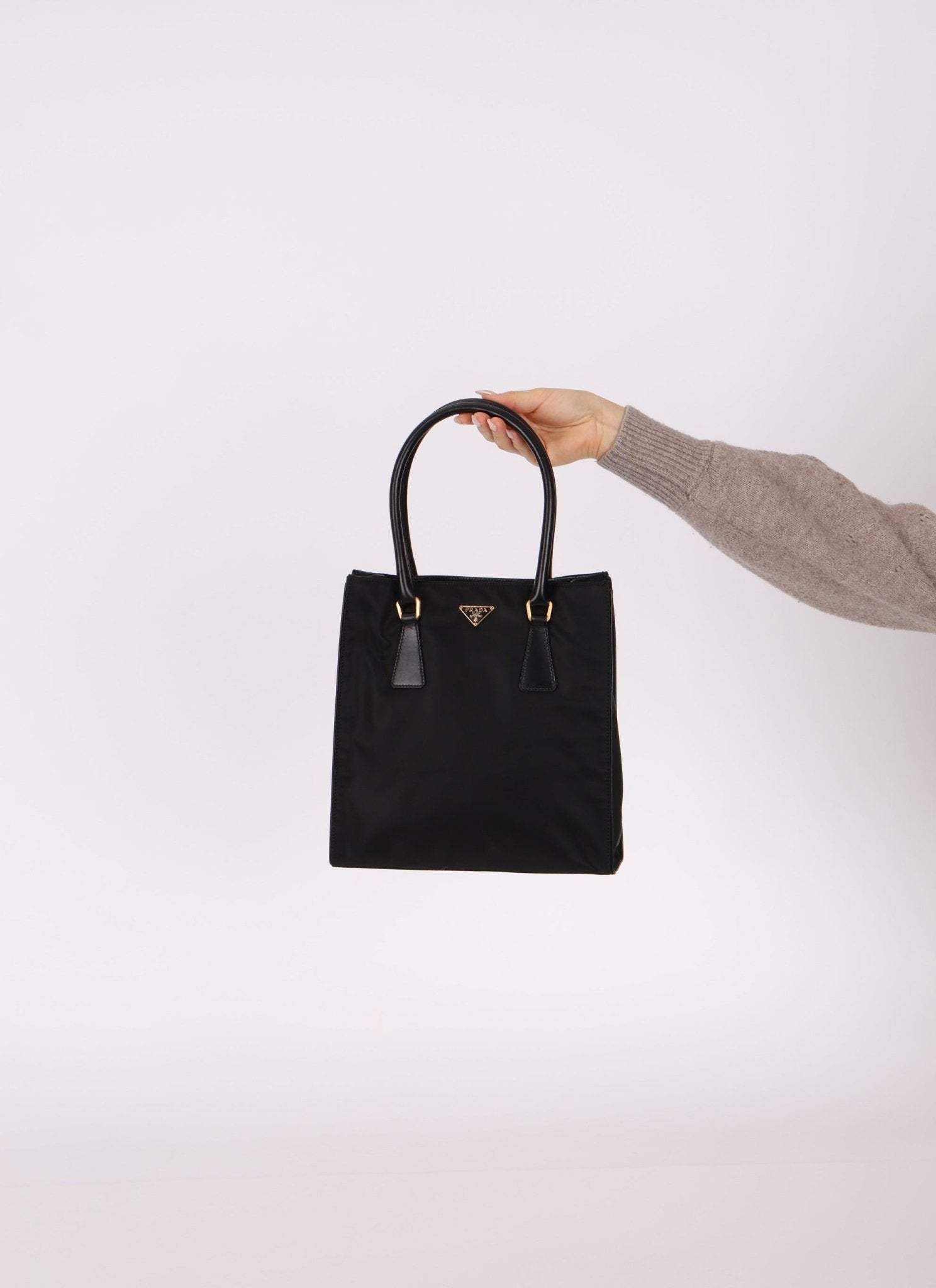 Prada Nylon Small Shopper Tote - FashioNica