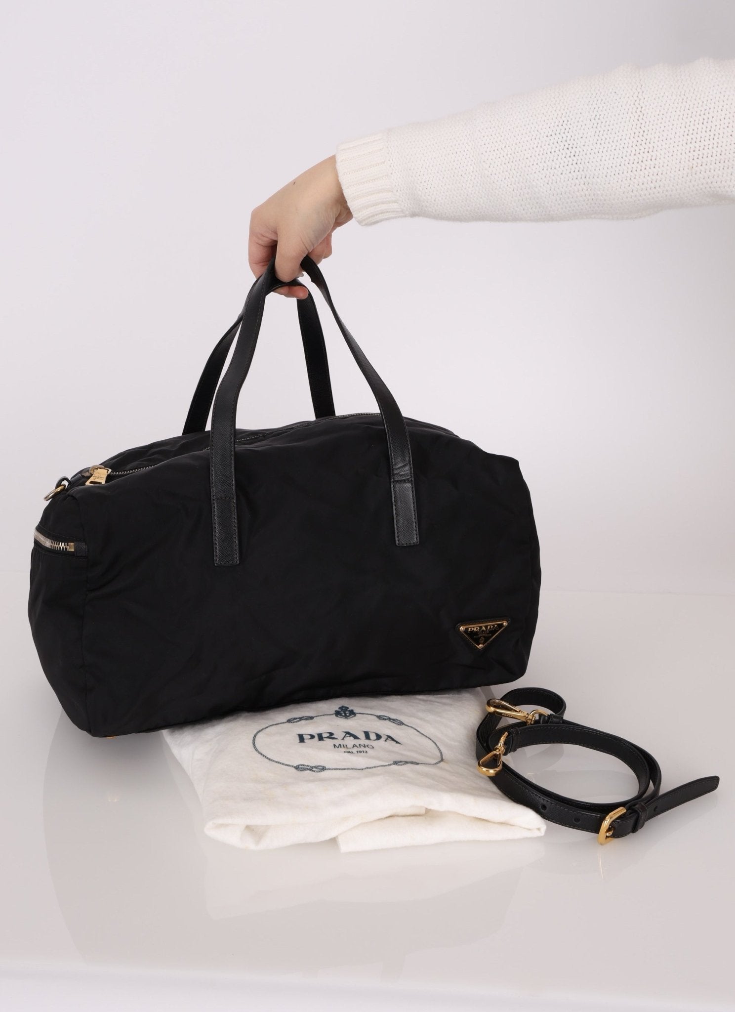Prada Nylon Weekender - FashioNica