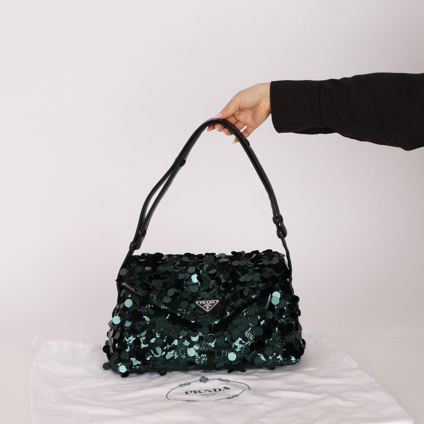 Prada Paillettes Signaux Bag - FashioNica