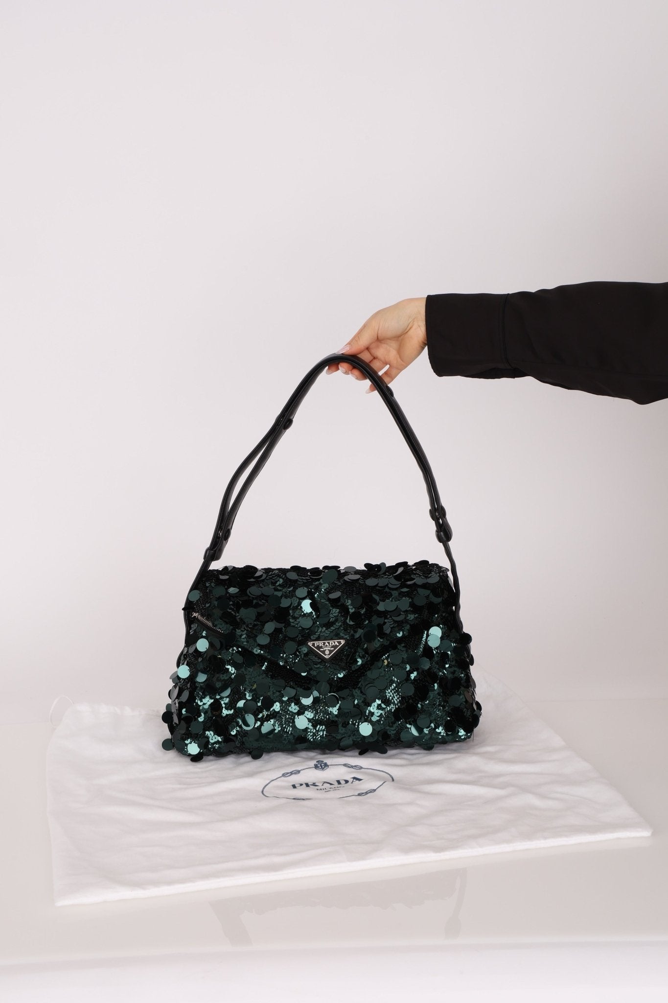 Prada Paillettes Signaux Bag - FashioNica
