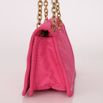 Prada Pink Nylon Chain Flap bag - FashioNica