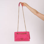 Prada Pink Nylon Chain Flap bag - FashioNica