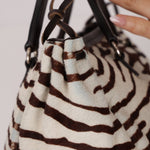 Prada Ponyhair Zebra Print Cavallino Top Handle - FashioNica
