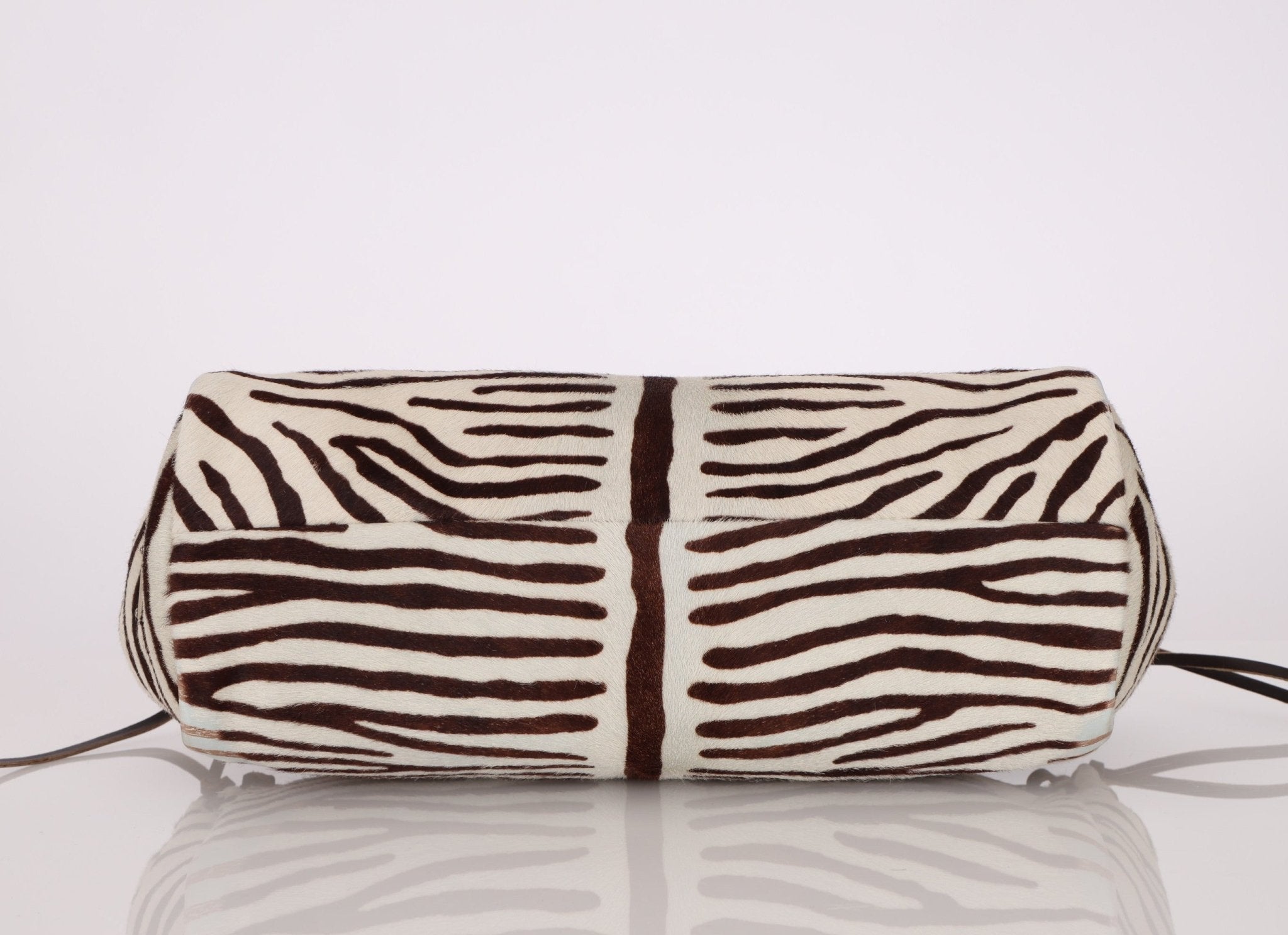 Prada Ponyhair Zebra Print Cavallino Top Handle - FashioNica