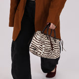 Prada Ponyhair Zebra Print Cavallino Top Handle - FashioNica