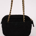 Prada Quilted Scamosciato Suede Chain Camera Bag - FashioNica