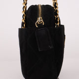 Prada Quilted Scamosciato Suede Chain Camera Bag - FashioNica