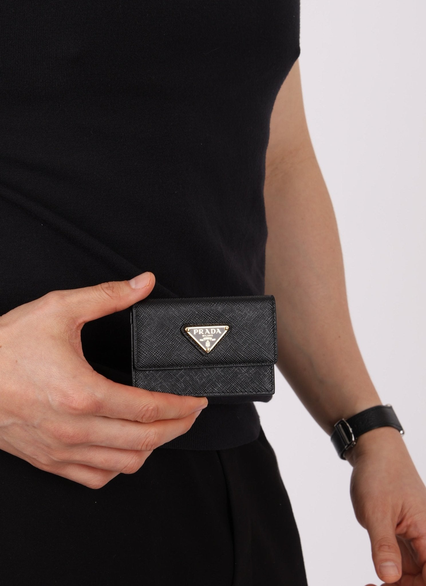 Prada Saffiano Cardholder - FashioNica