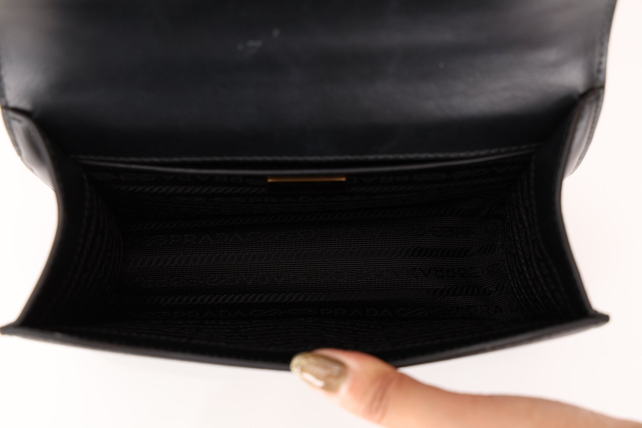 Prada Saffiano Chain Shoulder Bag - FashioNica