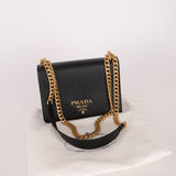 Prada Saffiano Chain Shoulder Bag - FashioNica
