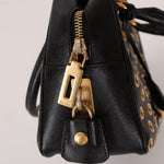 Prada Saffiano Grommet Bauletto Bowler Bag - FashioNica