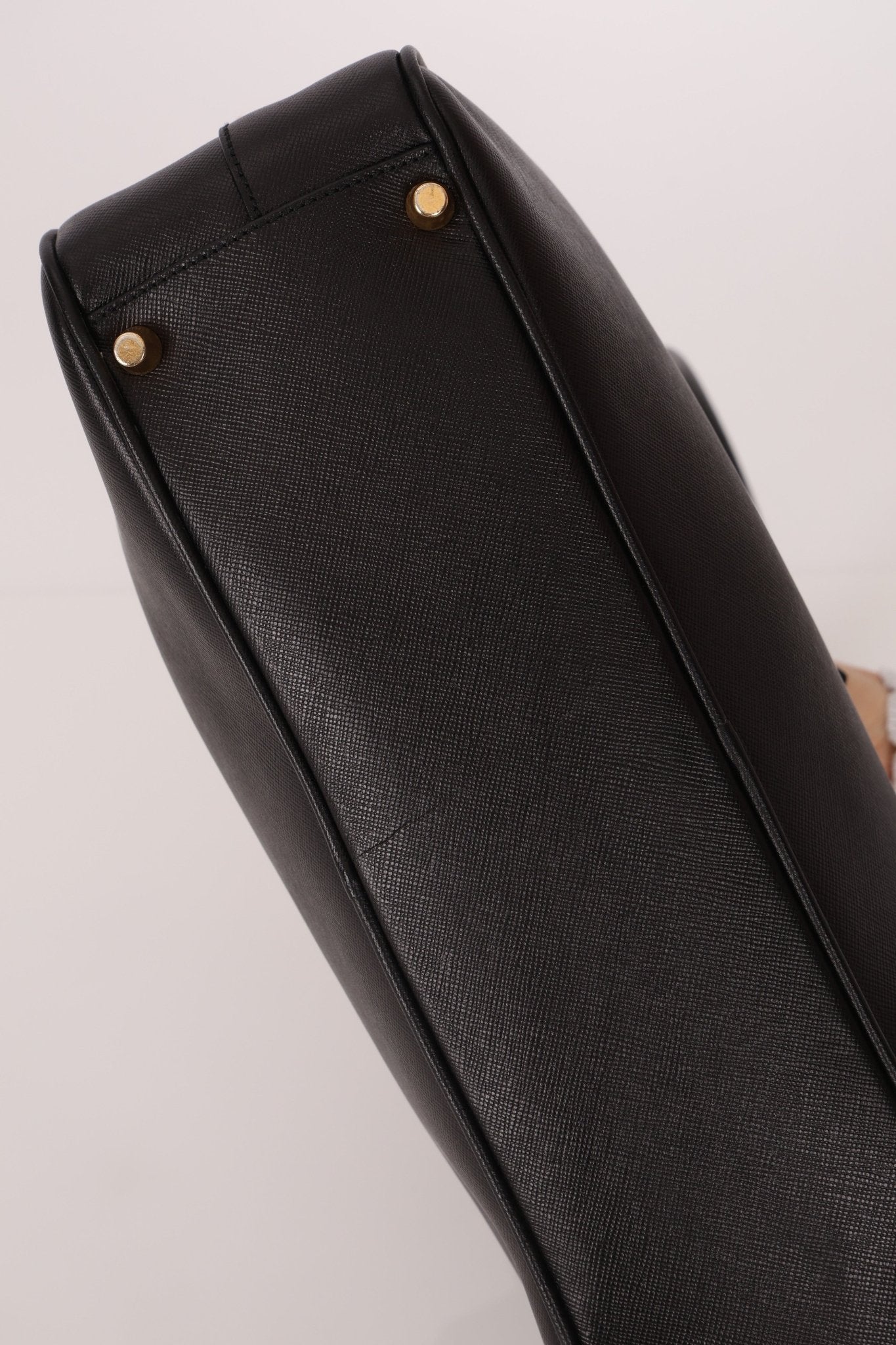 Prada Saffiano Lux Bauletto Boston Bag - FashioNica