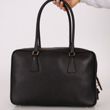 Prada Saffiano Lux Bauletto Boston Bag - FashioNica