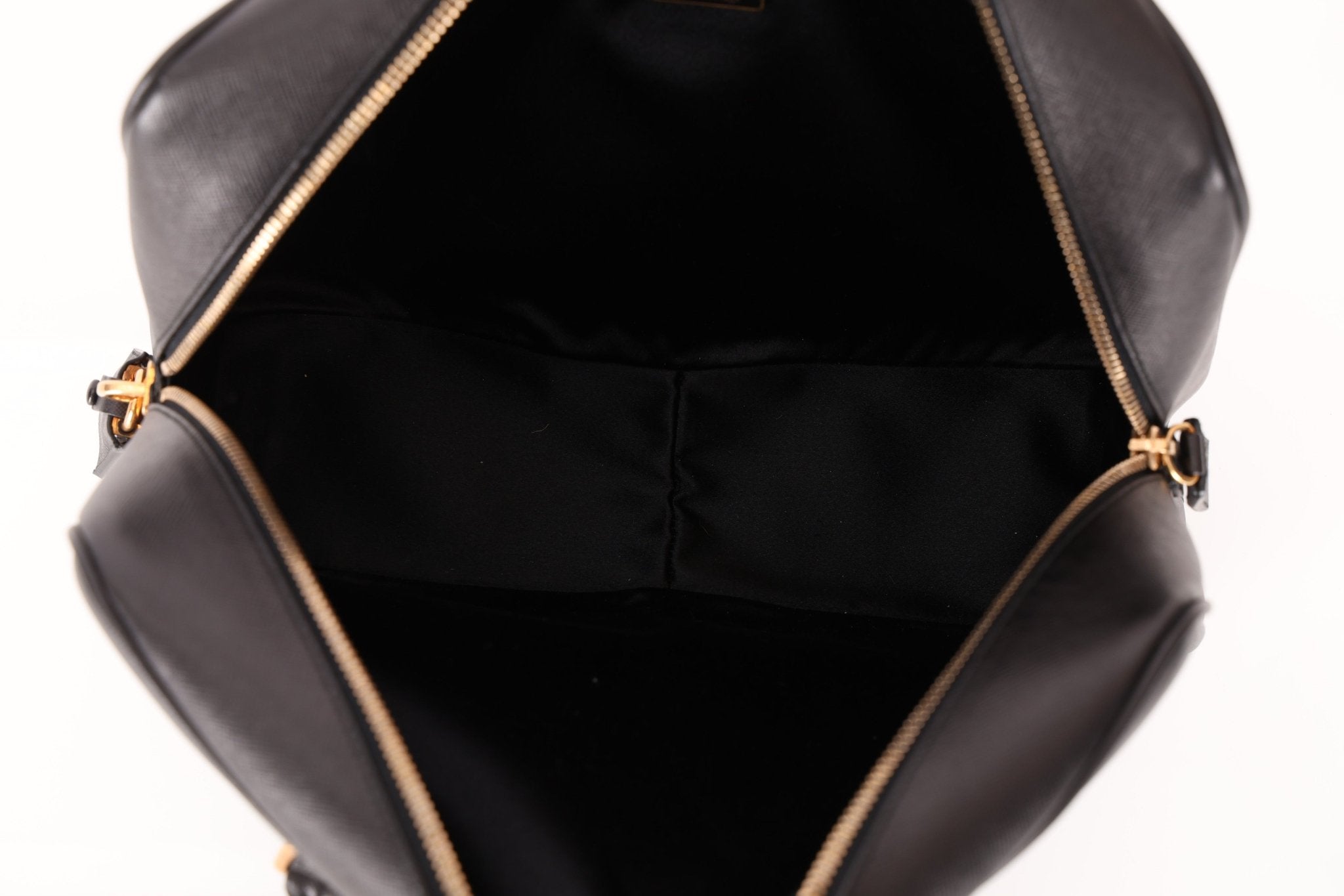 Prada Saffiano Lux Bauletto Boston Bag - FashioNica