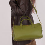 Prada Saffiano Lux Boston Bag - FashioNica