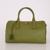 Prada Saffiano Lux Boston Bag - FashioNica