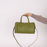 Prada Saffiano Lux Boston Bag - FashioNica