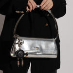 Prada Saffiano Robot USB Charger Key Chain - FashioNica