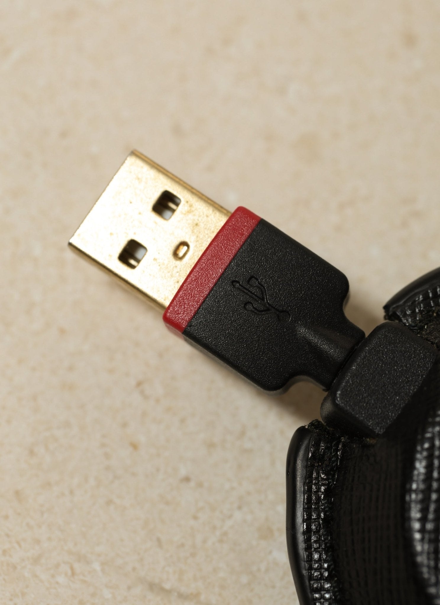 Prada Saffiano Robot USB Charger Key Chain - FashioNica