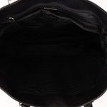 Prada Saffiano - Trimmed Tessuto XL North South Tote - FashioNica