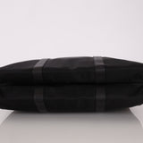 Prada Saffiano - Trimmed Tessuto XL North South Tote - FashioNica