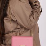 Prada Saffiano Wallet on Chain - FashioNica