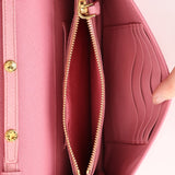Prada Saffiano Wallet on Chain - FashioNica