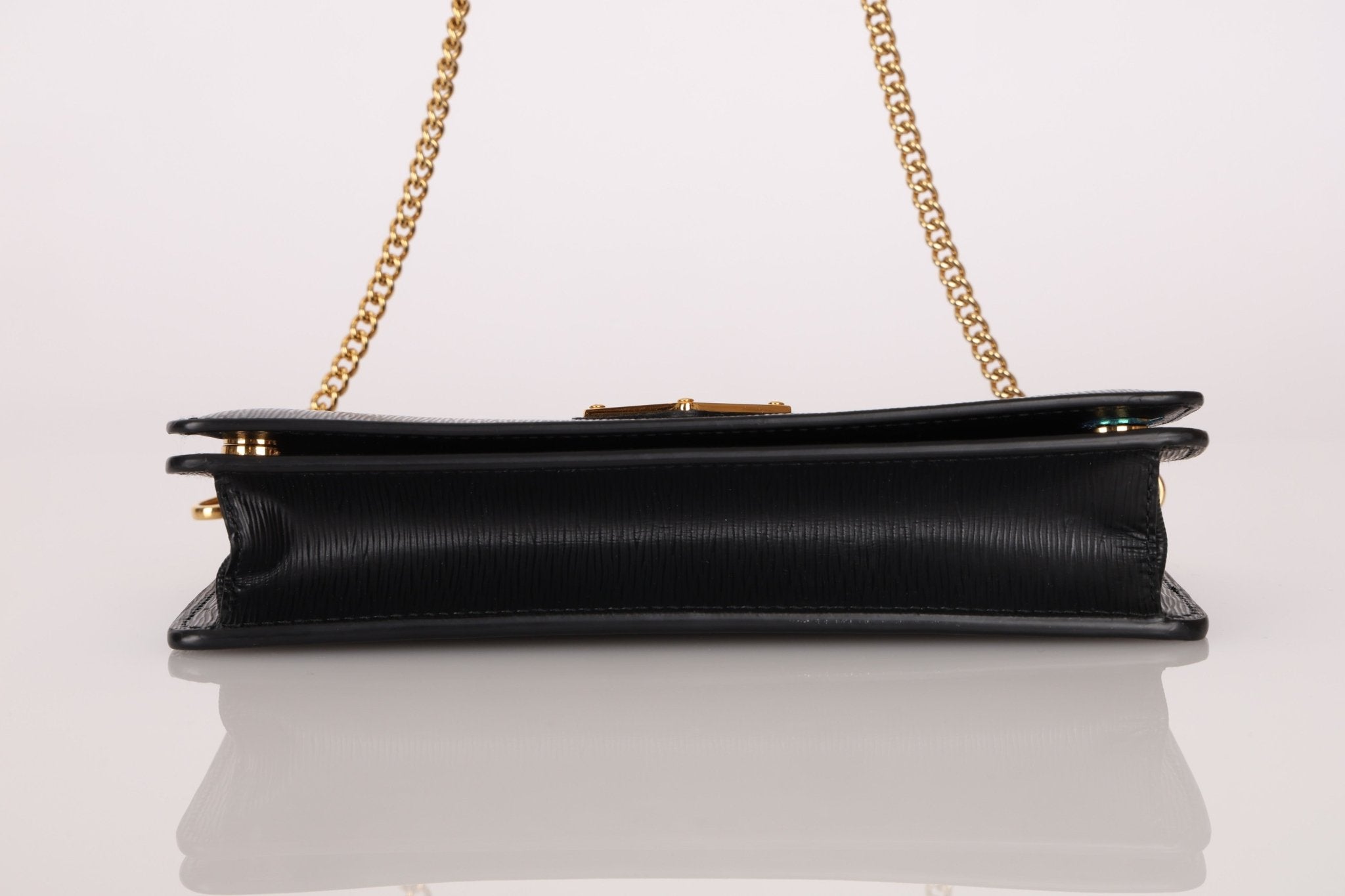 Prada Saffiano Wallet on Chain - FashioNica