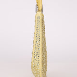 Prada Satin Crystal Embellished Cleo Shoulder Bag - FashioNica