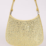 Prada Satin Crystal Embellished Cleo Shoulder Bag - FashioNica